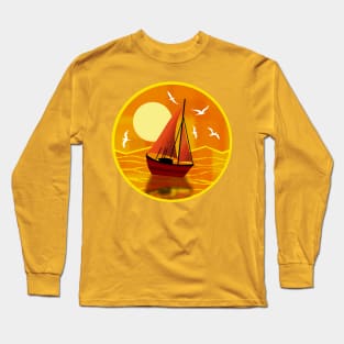 Red Boat Long Sleeve T-Shirt